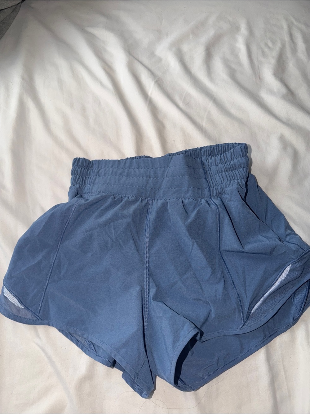 lululemon athletica Women’s Blue Hotty Hot Shorts Slate/Steel Blue High Rise 2 - Picture 2 of 4